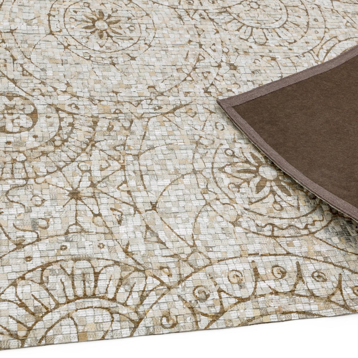 Xylo Hand Sewn Cowhide Rugs in Laser Design – image 3