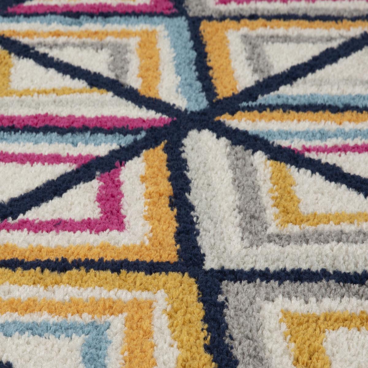 Gilbert 5570 B Geometric Diamond Woven Rugs in Multi – image 2
