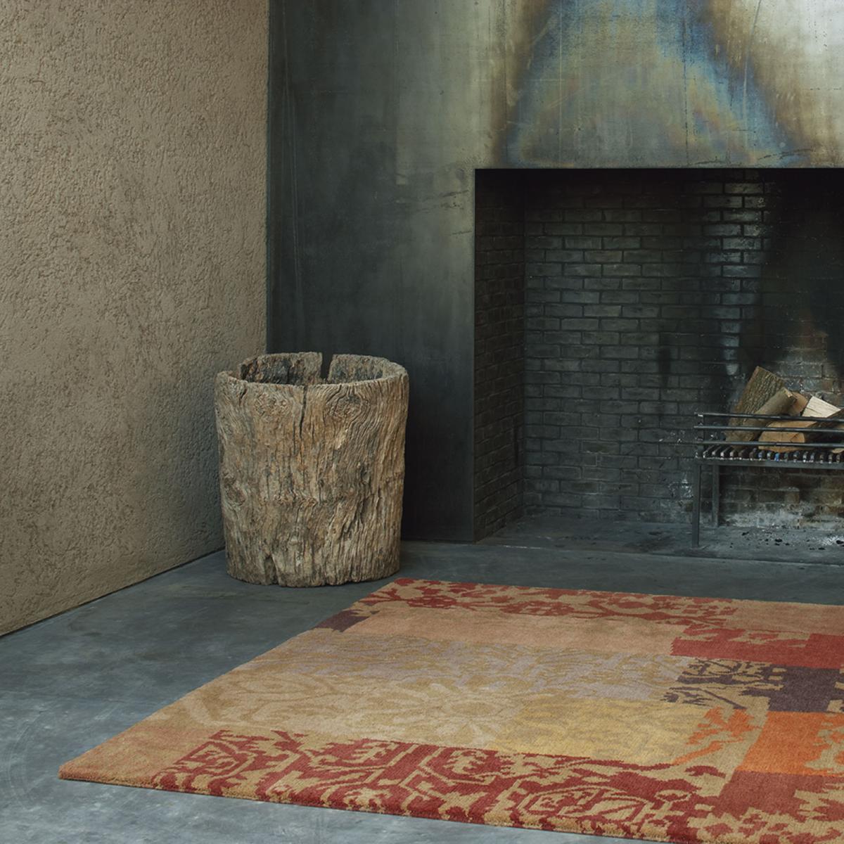 Kodari Patchwork 194003 rugs in Red and Orange by Brink & Campman 200x300cm – image 1