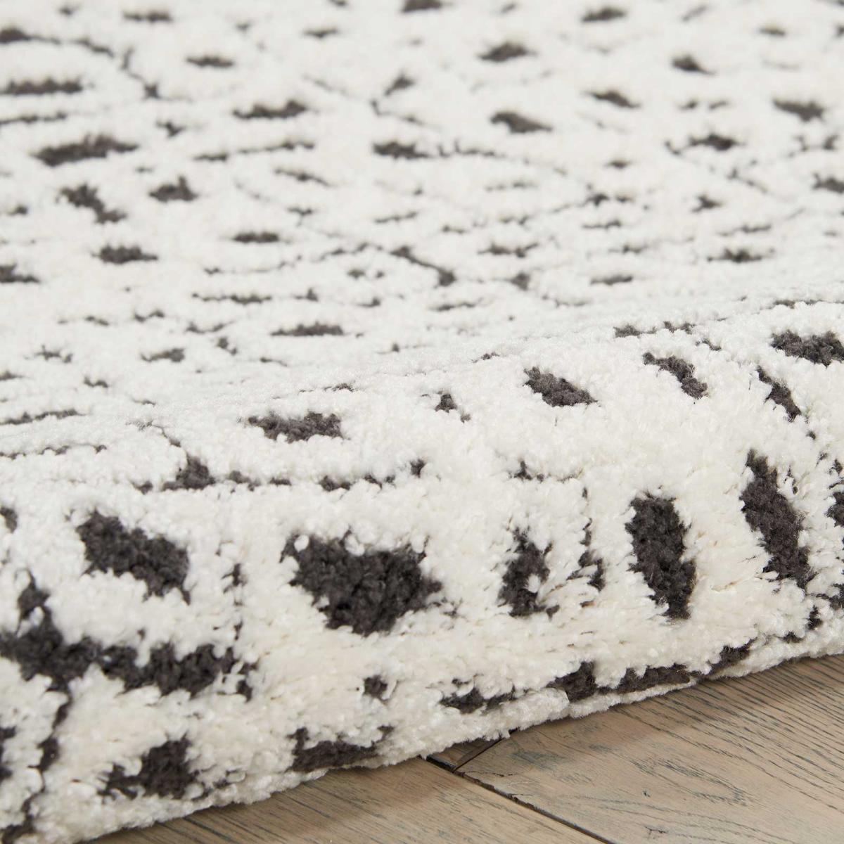 Kamala Rugs DS502 by Nourison in White and Black – image 2