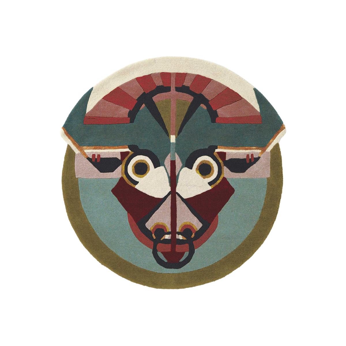Zodiac Taurus Star Sign Circle Round Wool Rugs 161205 by Ted Baker – image 1