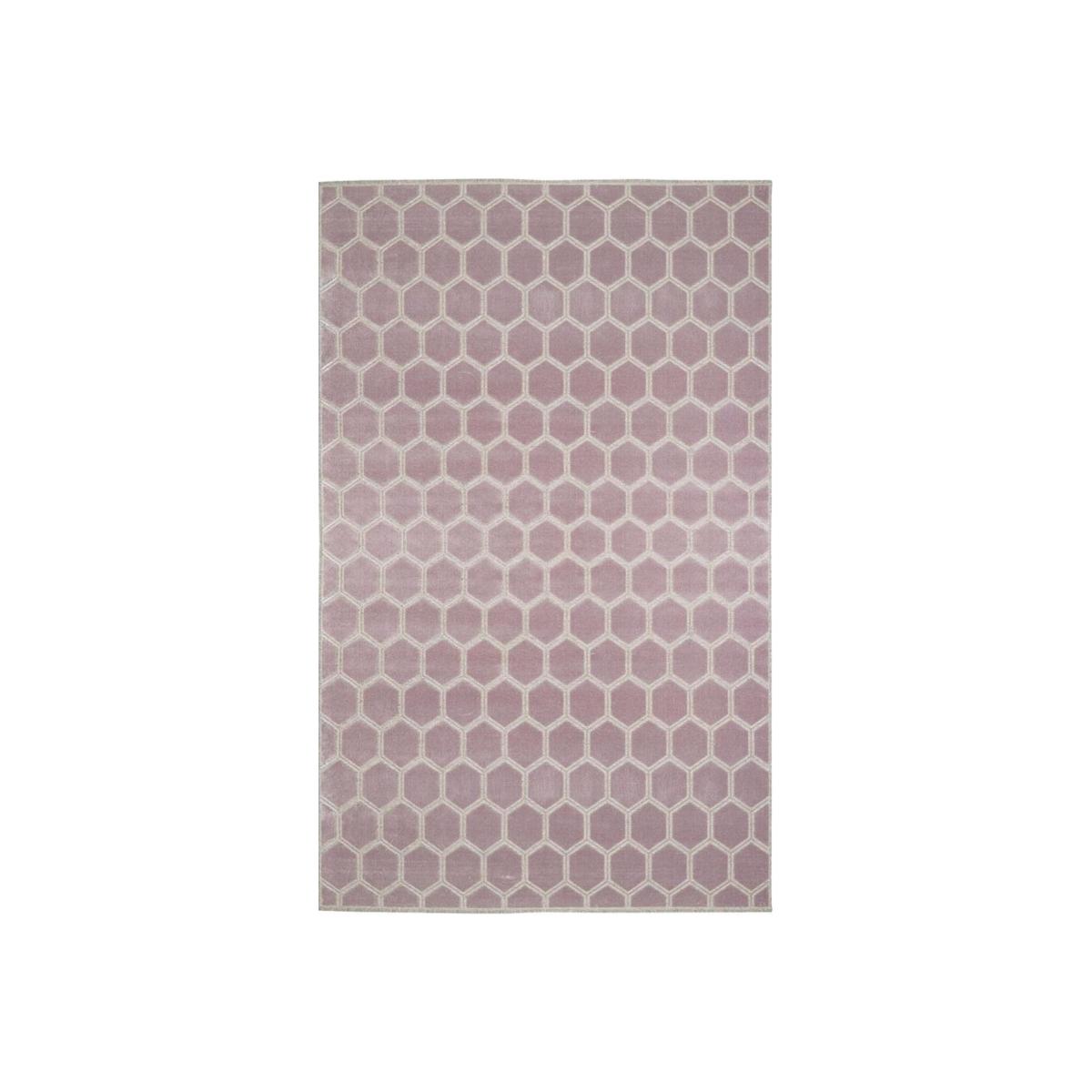 Manipur Geometric Hexagon Rugs in Amethyst Purple by Designers Guild 240x340cm – image 1