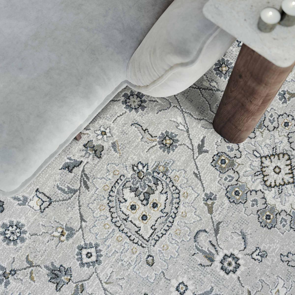 Da Vinci Traditional Floral 57125 9696 Rugs in Beige 240x340cm – image 3