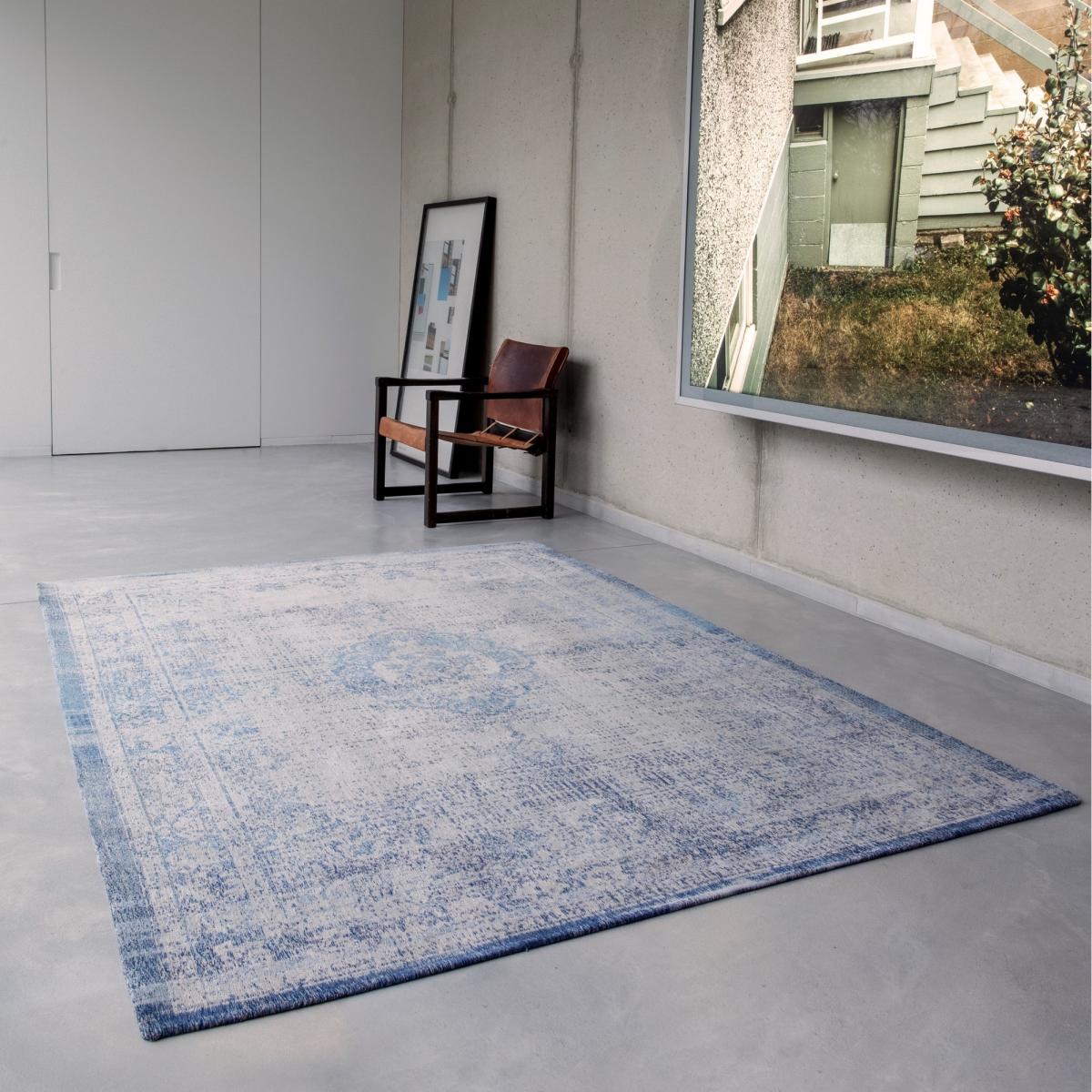 Louis De Poortere Fading World Medallion Designer Rugs 9065 Grey Jeans 80x150cm – image 1