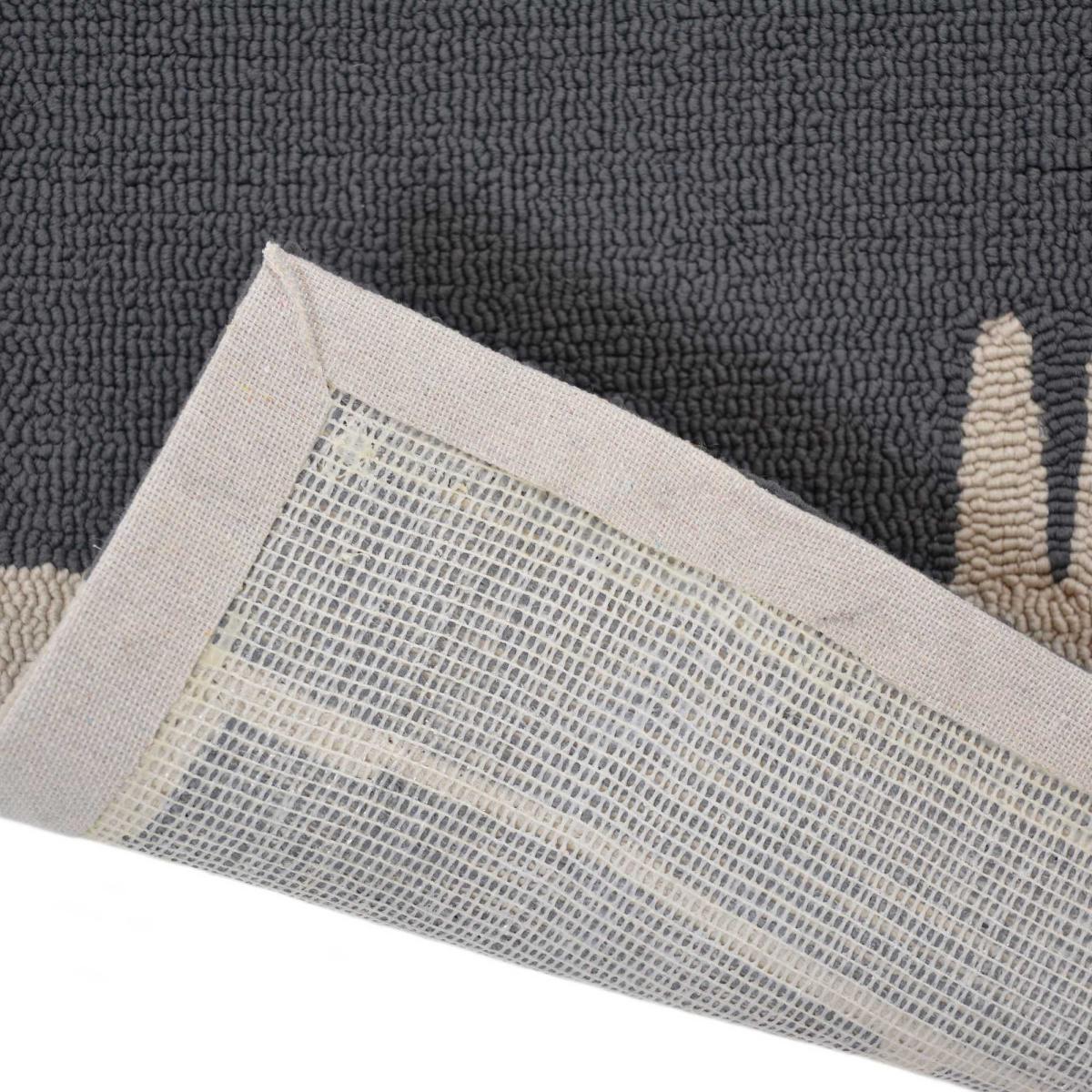 Scion Mr Fox Indoor Outdoor Rugs 425305 in Charcoal Grey 90x150cm – image 4