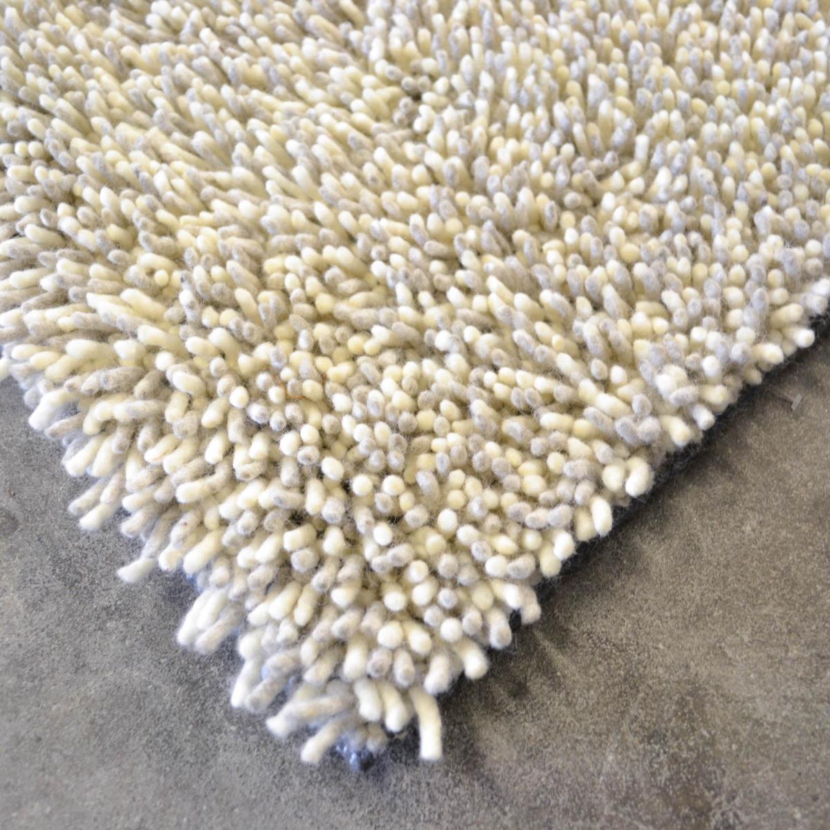 Gravel Mix Shaggy Rugs by Brink & Campman 68209 White Grey – image 2