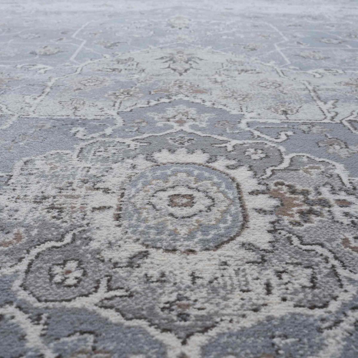 Da Vinci Traditional Medallion 57128 5255 Rugs in Blue133x195cm – image 4