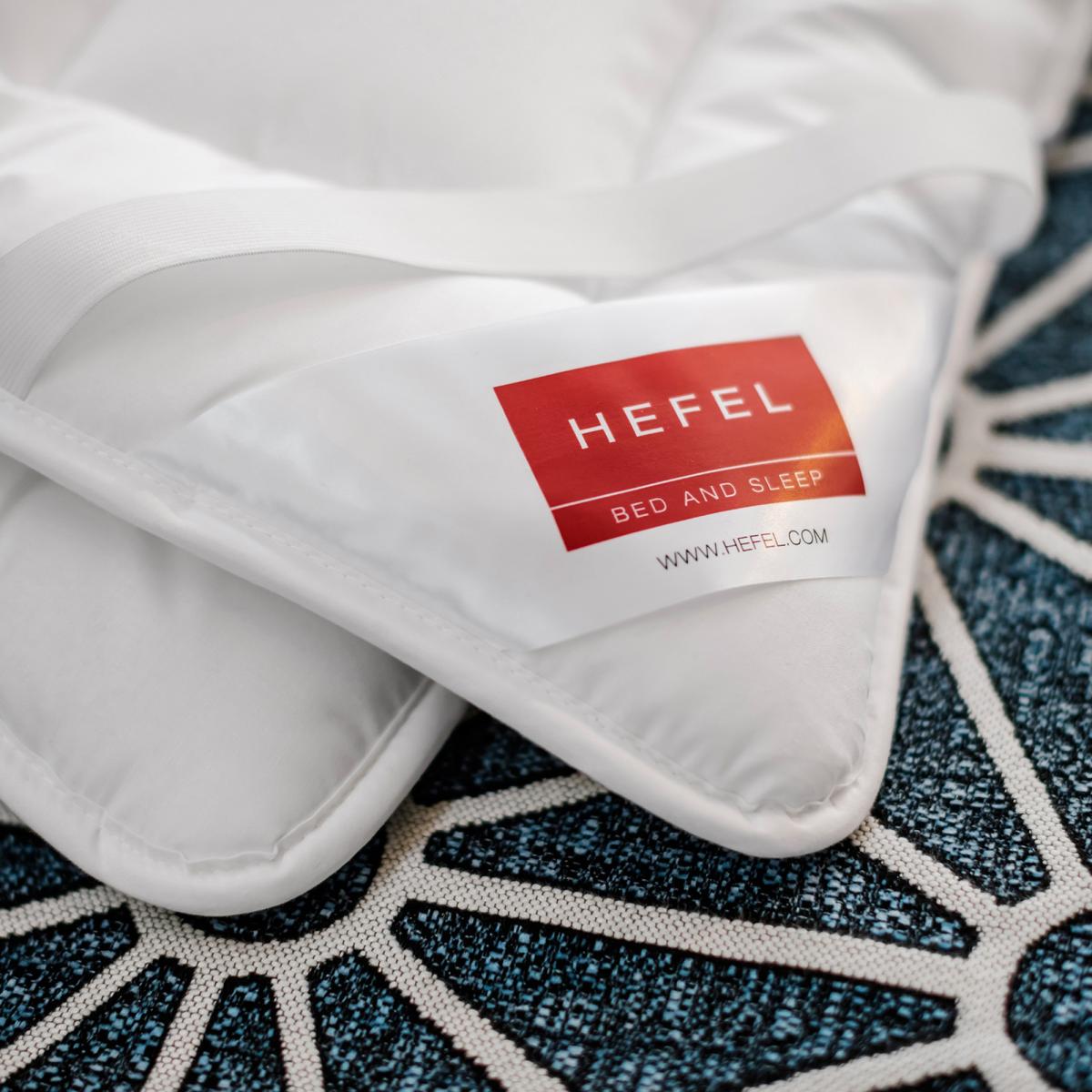 KlimaControl Luxury Mattress Topper By Hefel in White 135x190cm – image 3