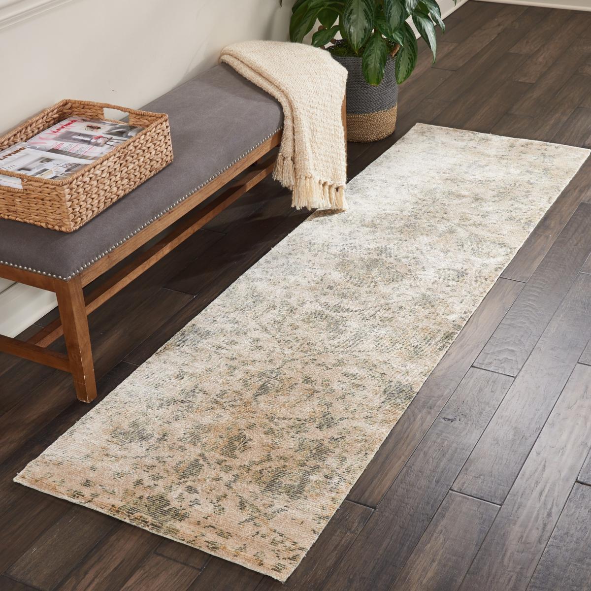 Lucent rugs LCN05 in Pearl 69x244cm – image 1
