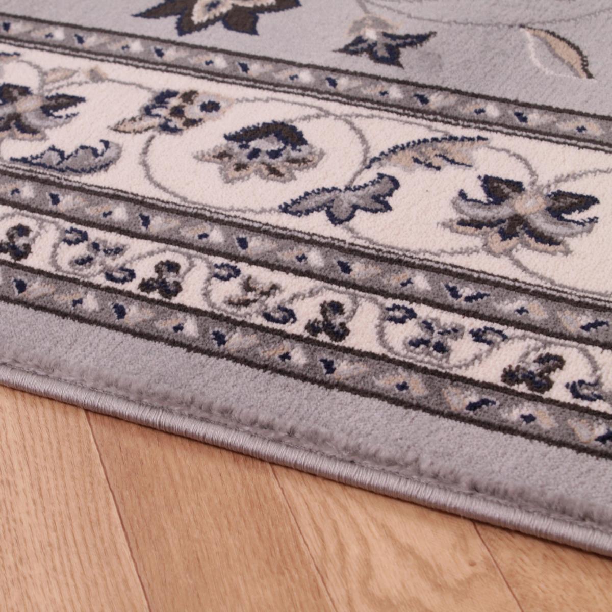Sherborne Traditional Bordered Rugs in Grey80x150cm – image 3