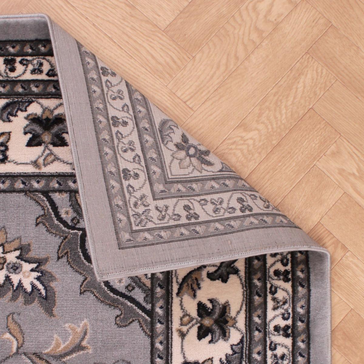 Sherborne Traditional Bordered Rugs in Grey80x150cm – image 4