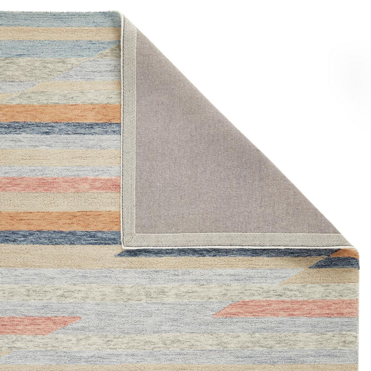 Contours Jagged Geometric Wool Rug in Multi160x235cm – image 4