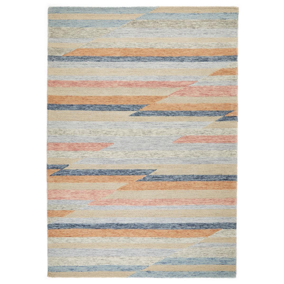 Contours Jagged Geometric Wool Rug in Multi160x235cm – image 5