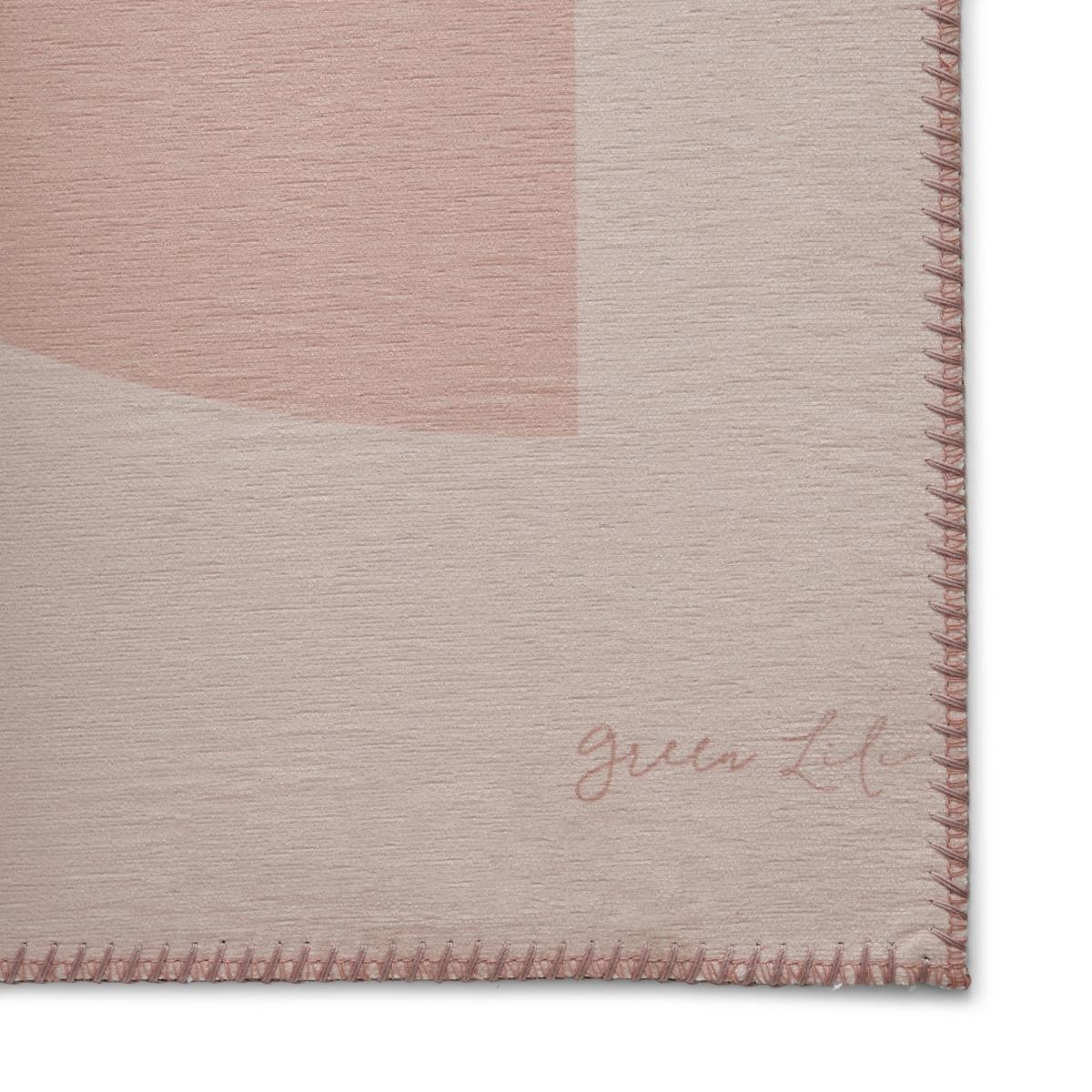 AB0157 Modern Geometric Rugs by Michelle Collins in Rose Pink – image 2
