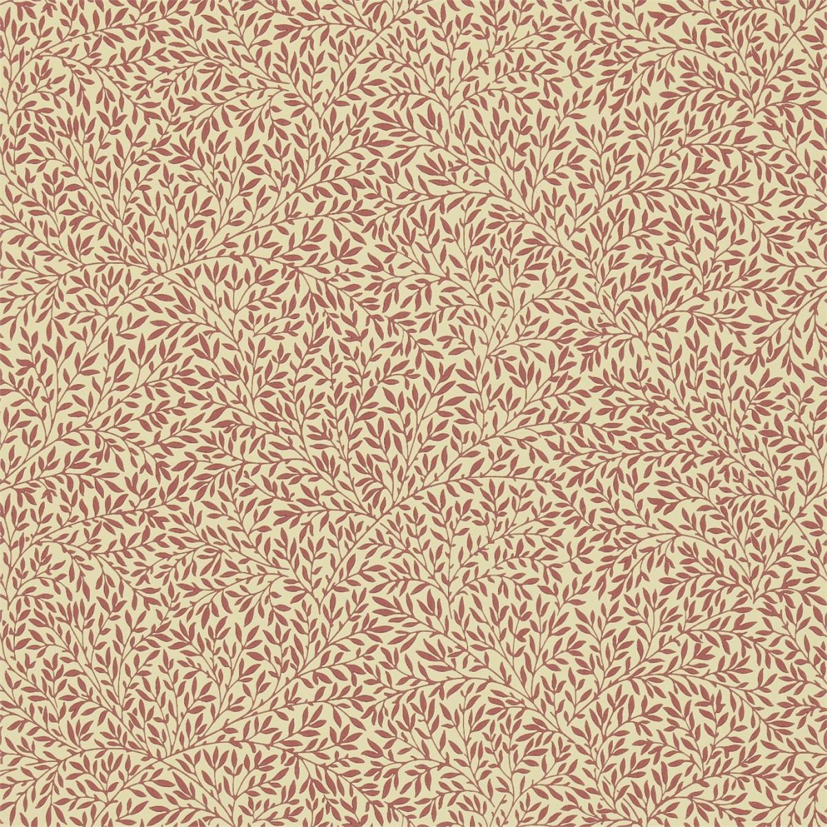 Standen Wallpaper 210467 by Morris & Co in Beige Brick RedRoll