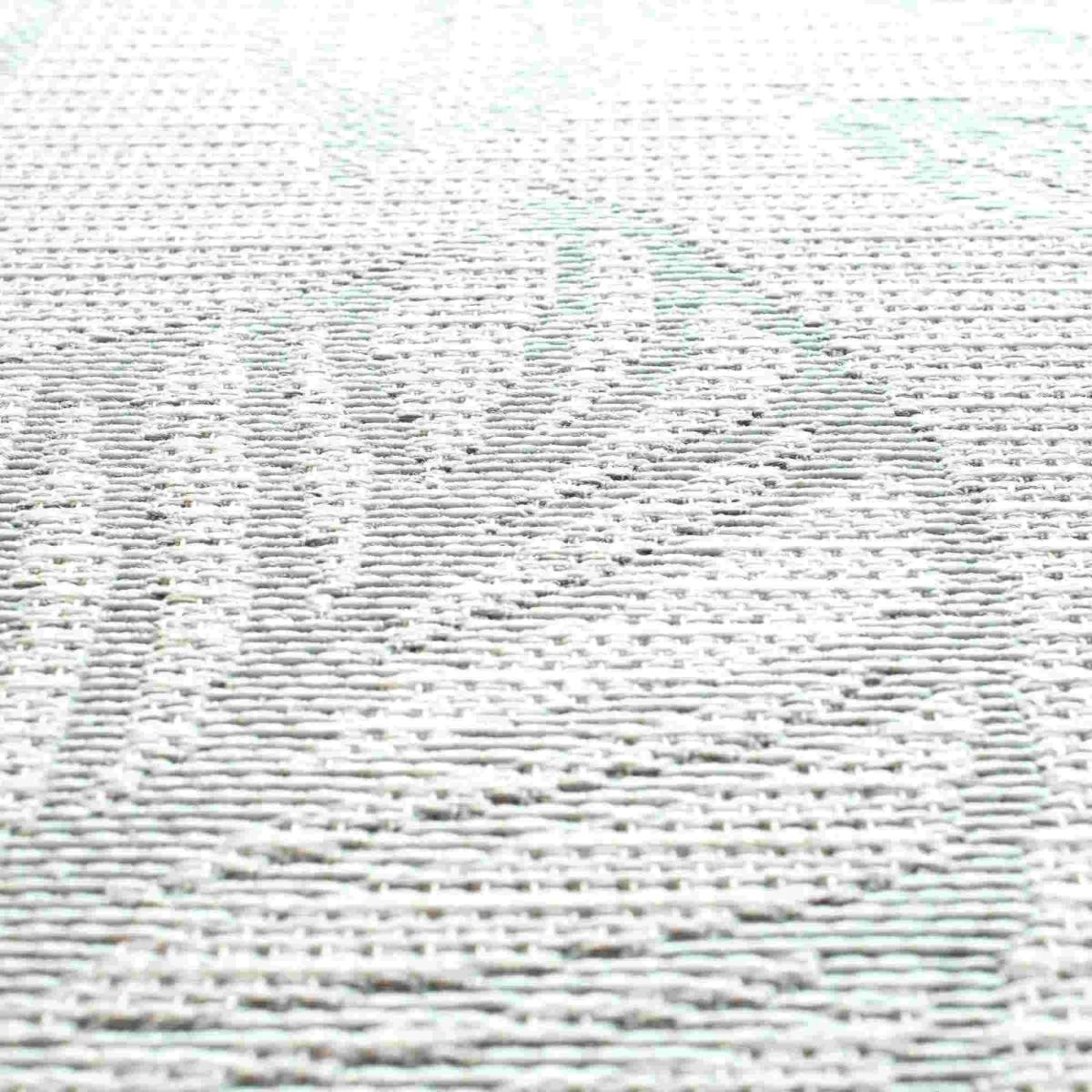 Newquay Botanical Leaf Indoor Outdoor Rugs 96014 3011 in Silver Grey 80x150cm – image 3