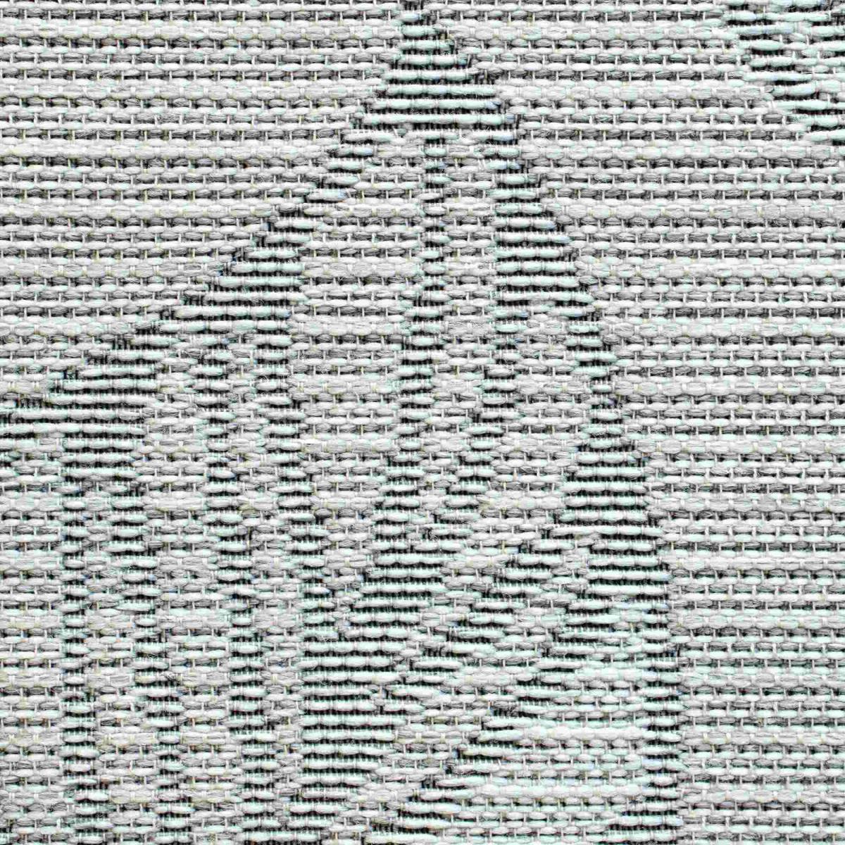 Newquay Botanical Leaf Indoor Outdoor Rugs 96014 3011 in Silver Grey 80x150cm – image 4
