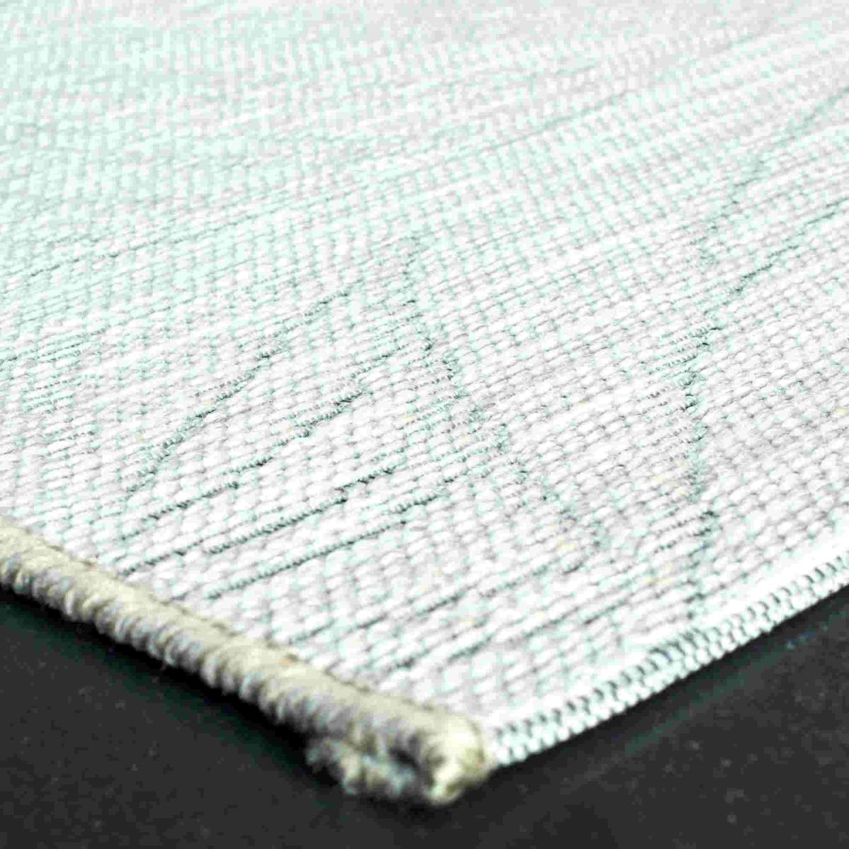 Newquay Botanical Leaf Indoor Outdoor Rugs 96014 3011 in Silver Grey 80x150cm – image 5