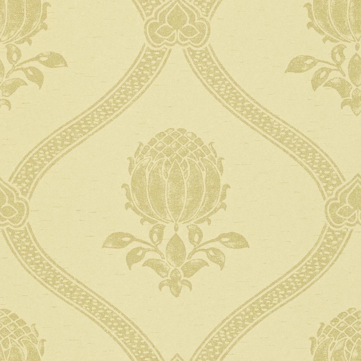 Granada Wallpaper 101 by Morris & Co in Cream Silver Grey Roll