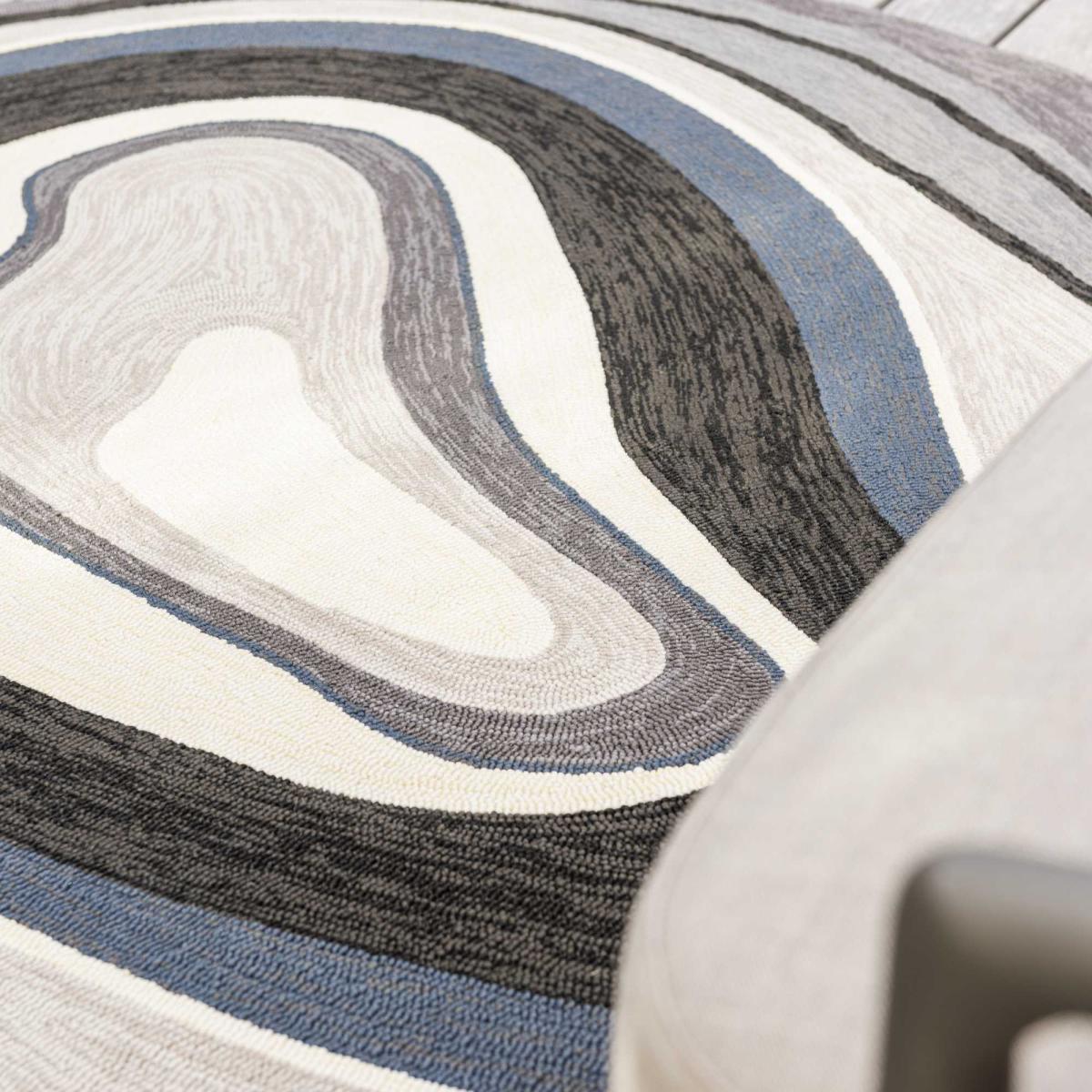 Habitat Aura Indoor Outdoor Abstract Shape Rugs Grey 477304 – image 2