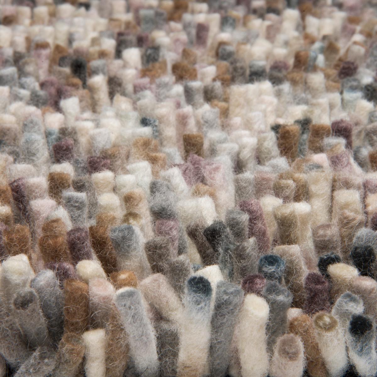 Rocks 70528 Asymmetric Shaggy Rugs by Brink and Campman in Beach sand250x350cm