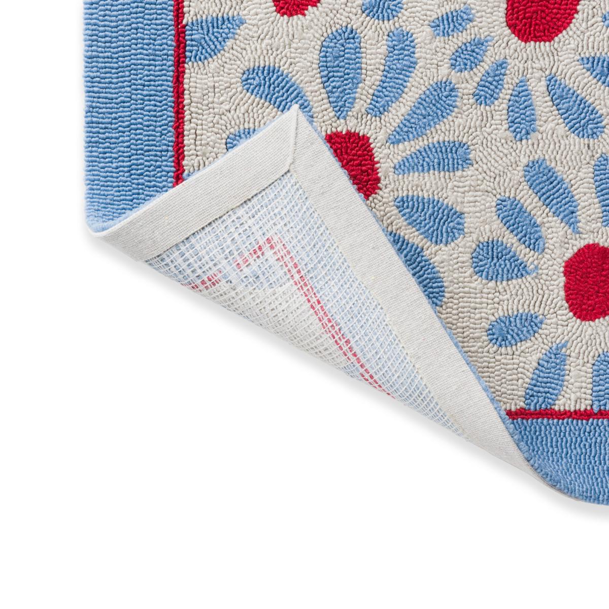 Thorncliff Daisy 480308 Indoor Outdoor Rug by Laura Ashley in Sky Blue 250x350cm – image 4