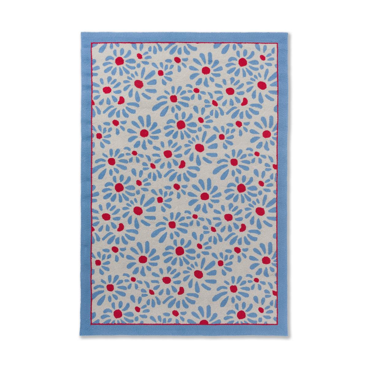 Thorncliff Daisy 480308 Indoor Outdoor Rug by Laura Ashley in Sky Blue 250x350cm – image 5