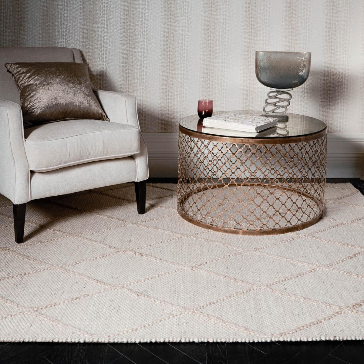 Katherine Carnaby Coast Diamond CD02 Cream Rug 200x300cm – image 1