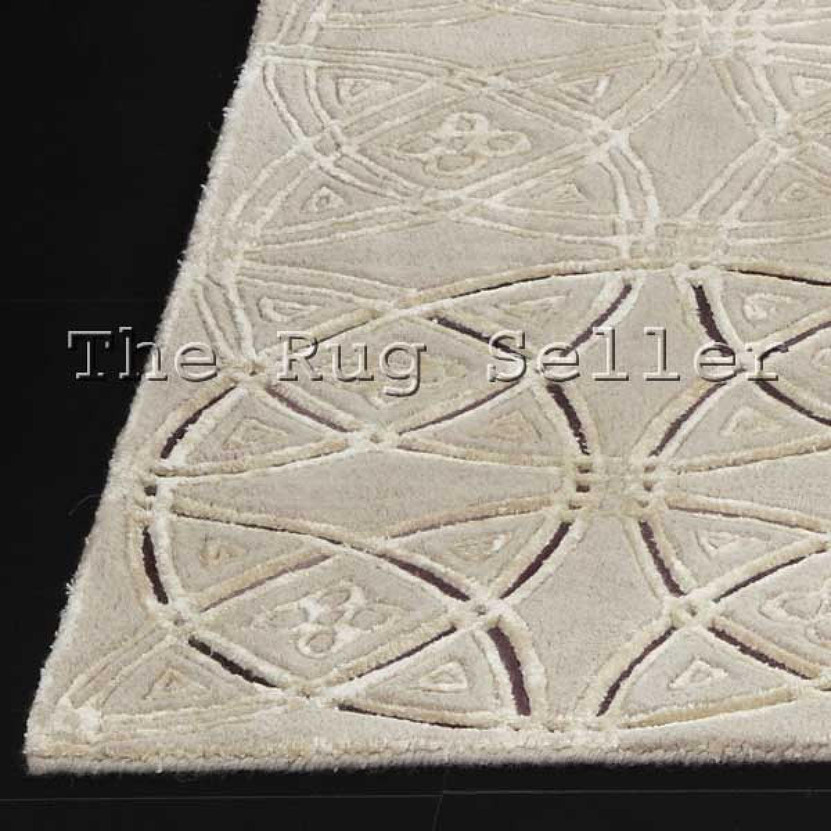 Unique Royal Rugs in Beige and Plum – image 2