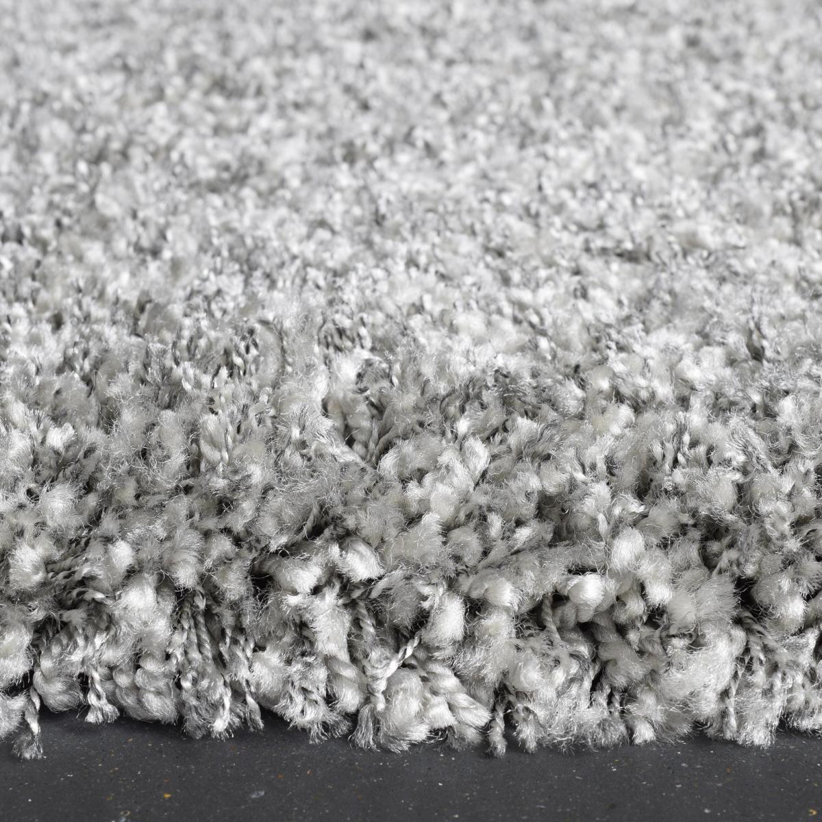 Twilight Speckled Shaggy Rugs 39001 9999 in Silver Grey&nbsp;120x170cm – image 4