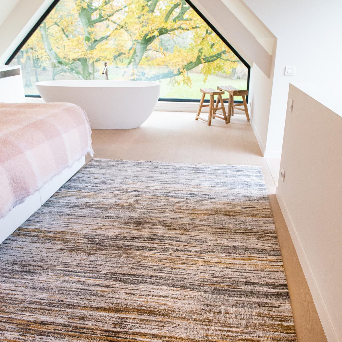 Louis De Poortere Designer Sari Rugs in 9124 Wood – image 2
