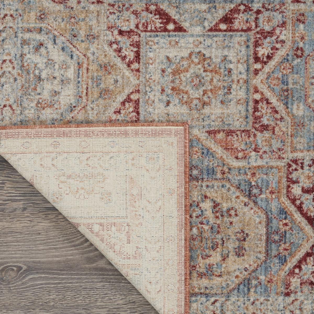 Homestead Hallway Runner Rugs HMS02 in Blue Brick by Nourison79x366cm – image 2