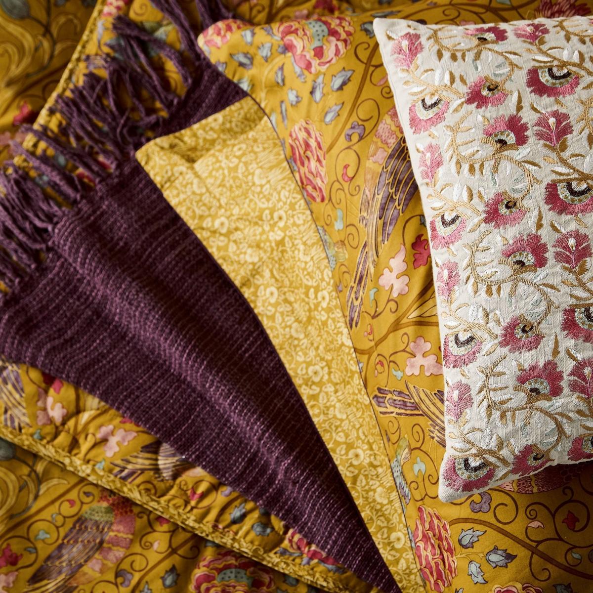 Seasons By May Bedding Duvet Cover and Pillowcase By Morris & Co in Saffron&nbsp;140x200cm – image 2