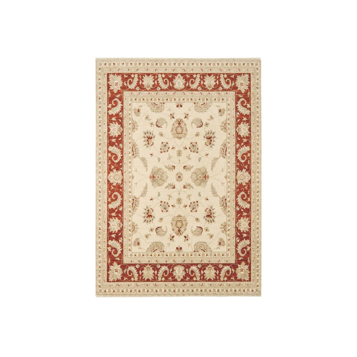 Chobi Traditional Wool Rugs CB02 in Beige Rust 130x190cm – image 1