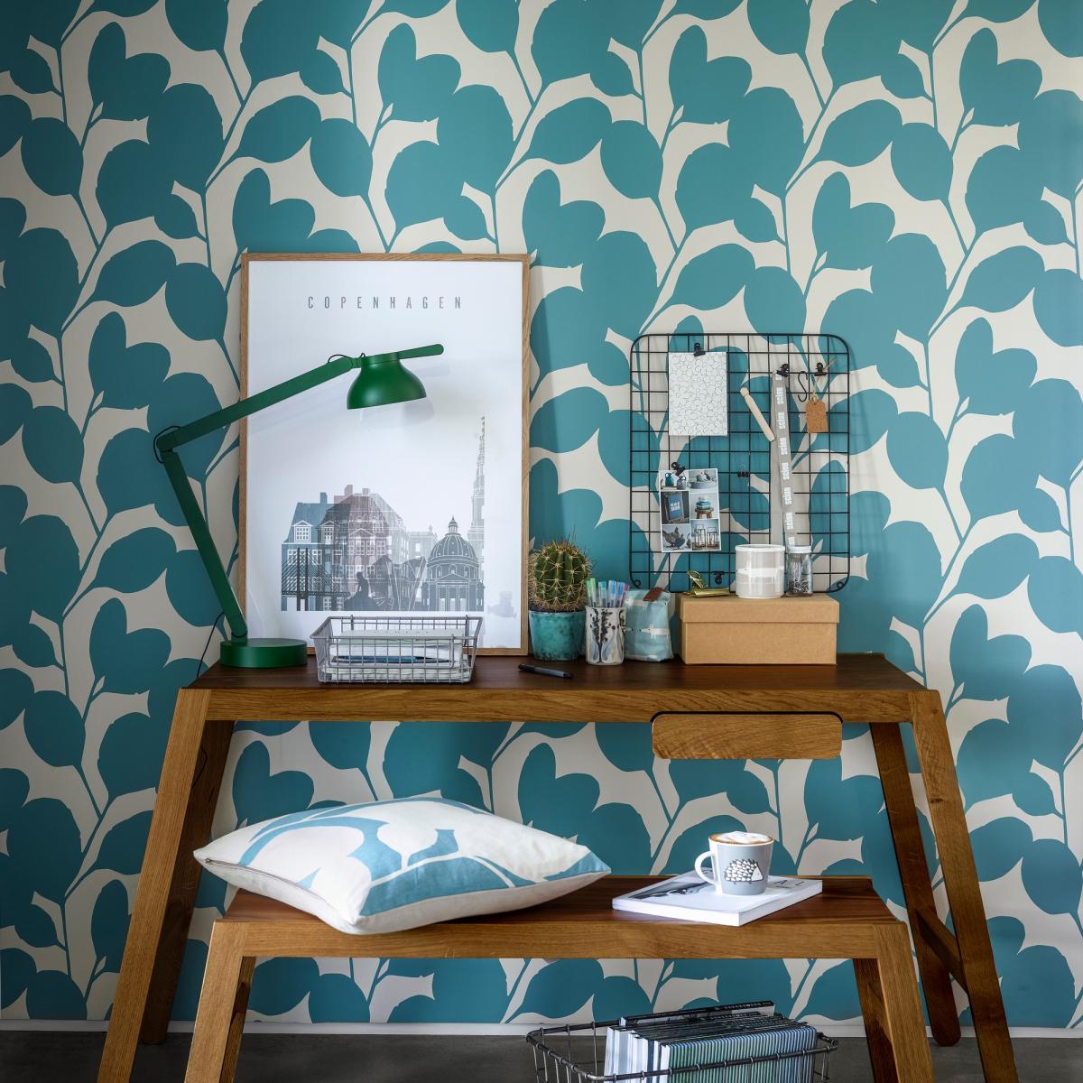 Ocotillo Botanical Wallpaper 111820 by Scion in Marine Blue Roll – image 2