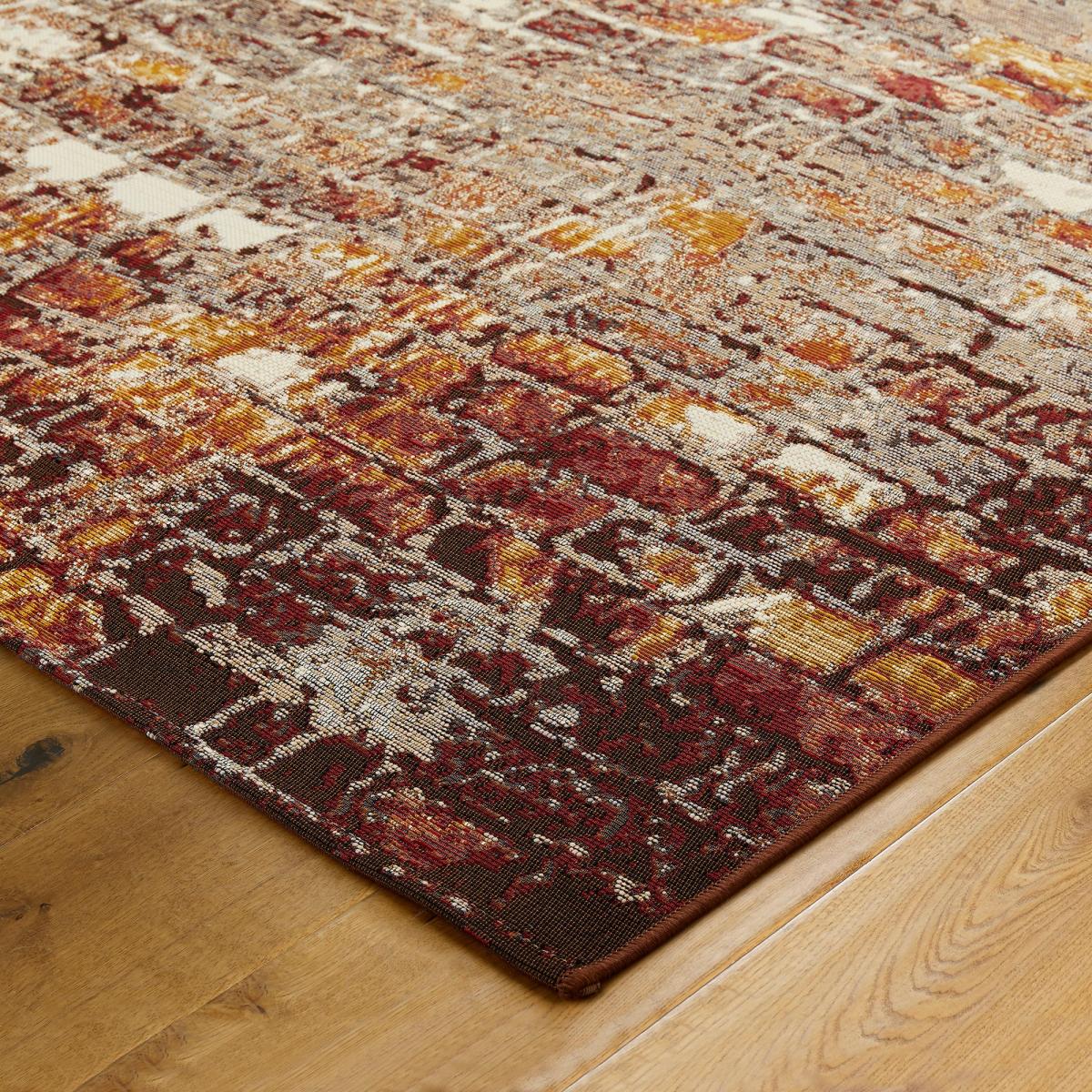Terra Nova Brick Modern Indoor Outdoor Rugs in Brown Red120x170cm – image 2