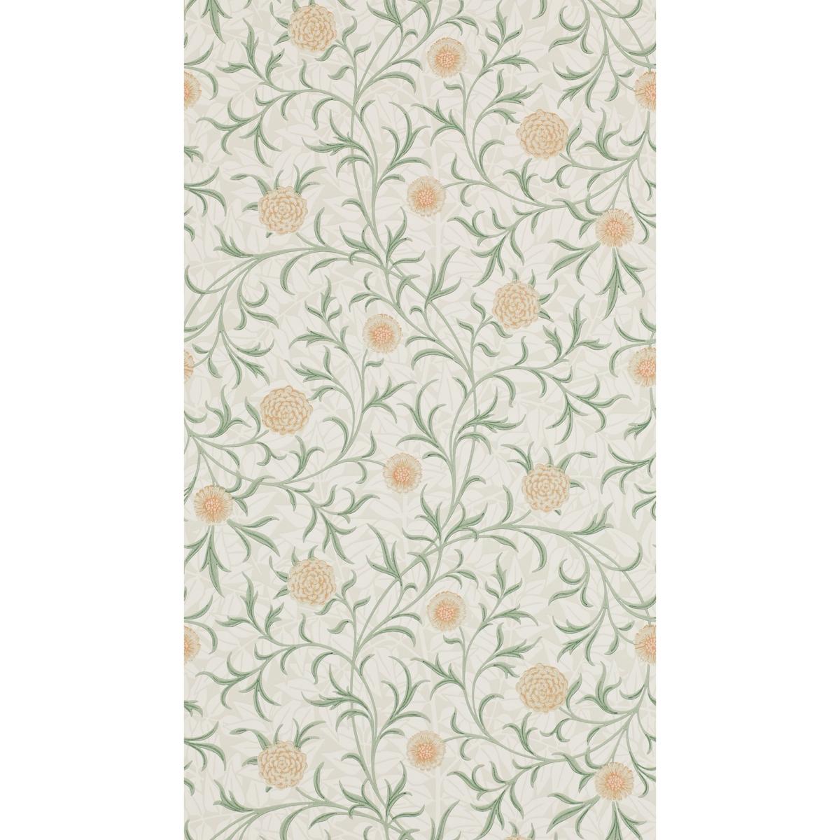 Scroll Floral Wallpaper 210365 by Morris & Co in Thyme Pear Roll – image 3