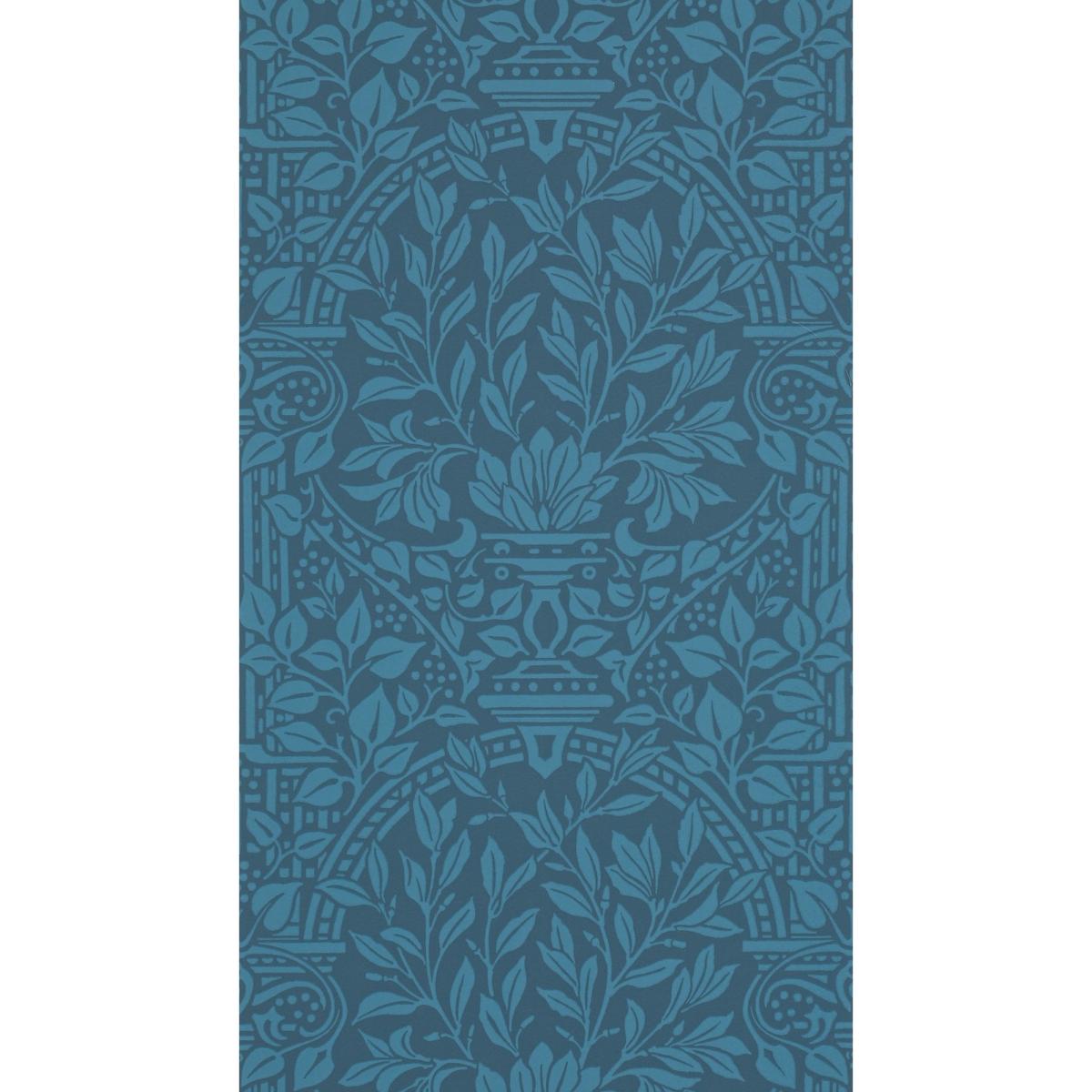 Garden Craft Wallpaper 210357 by Morris & Co in Ink Blue Roll – image 2