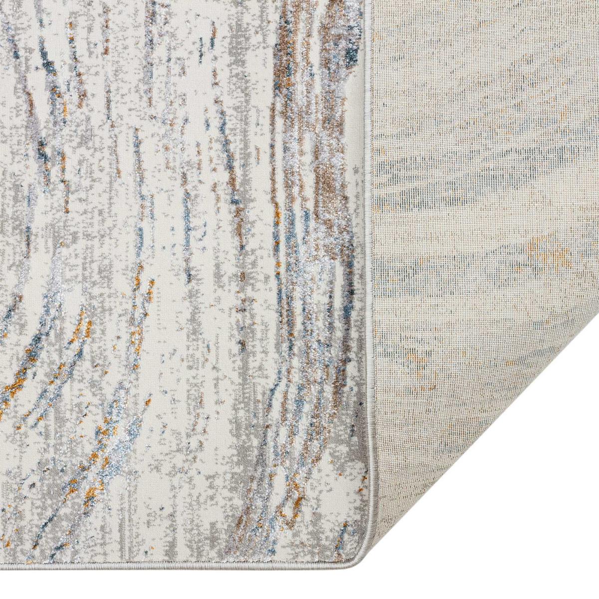 Dalia DAL15 Abstract Rugs in Ivory Multi – image 2