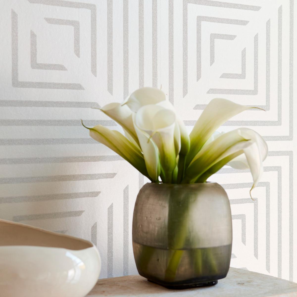 Radial Wallpaper 111554 by Harlequin in Linen BeigeRoll – image 1