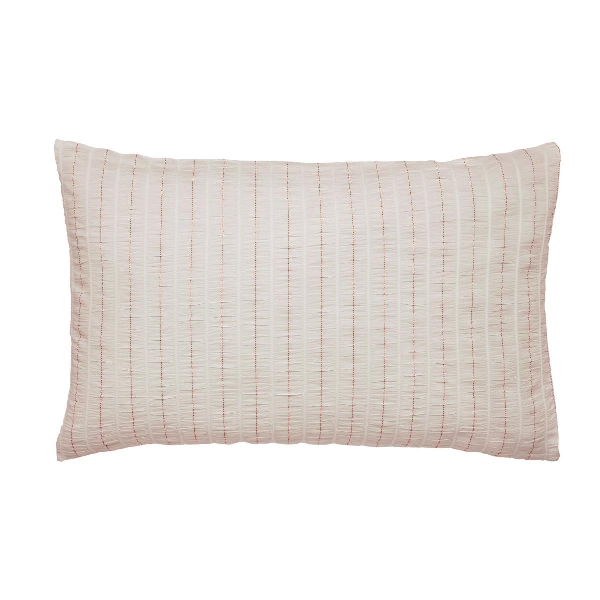 Confidence Seersucker Stripe Bedding by Katie Piper in Grapefruit75x50cm – image 3