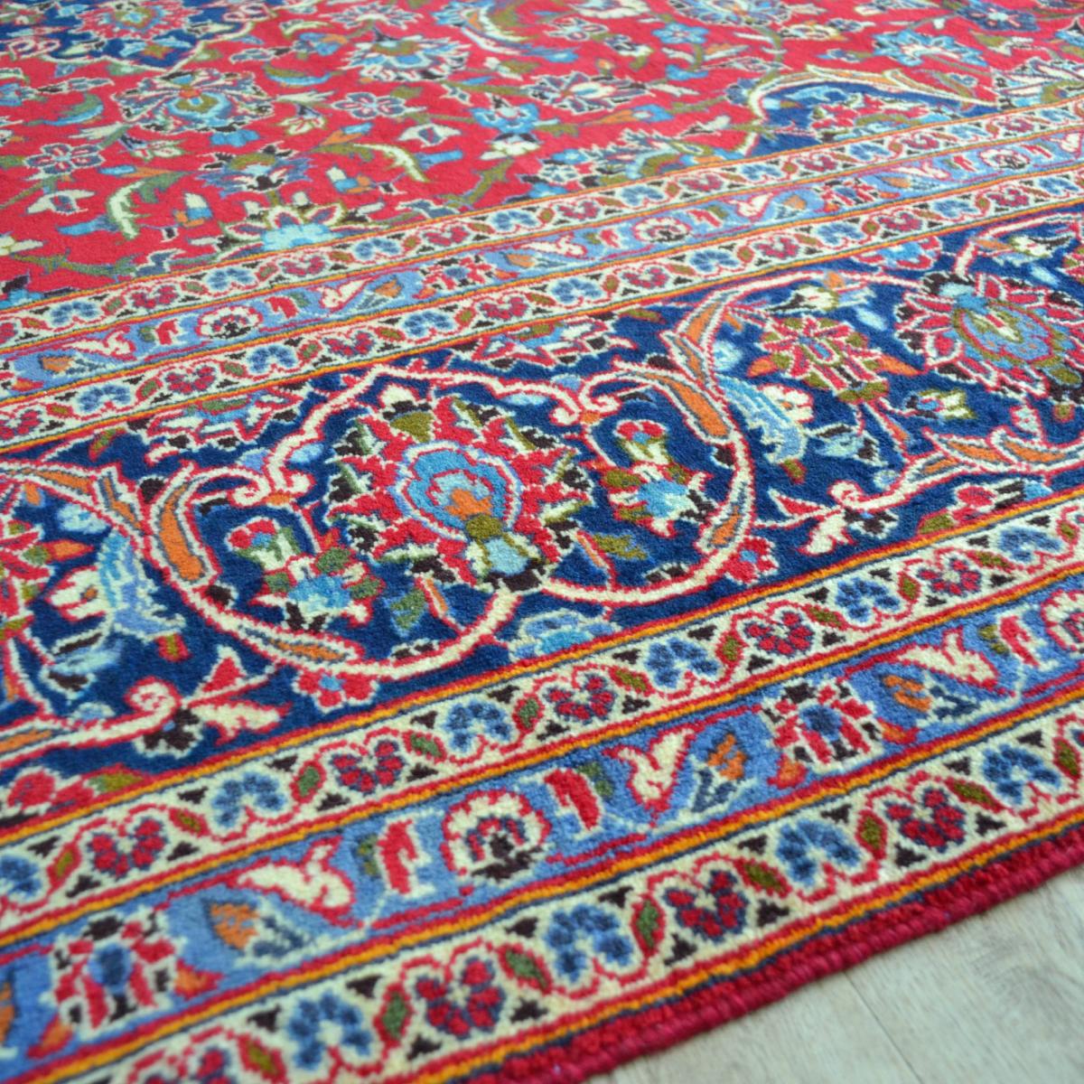 Ardekan 18081 Traditional Hand Knotted Wool Rug in Red 403x300cm – image 4