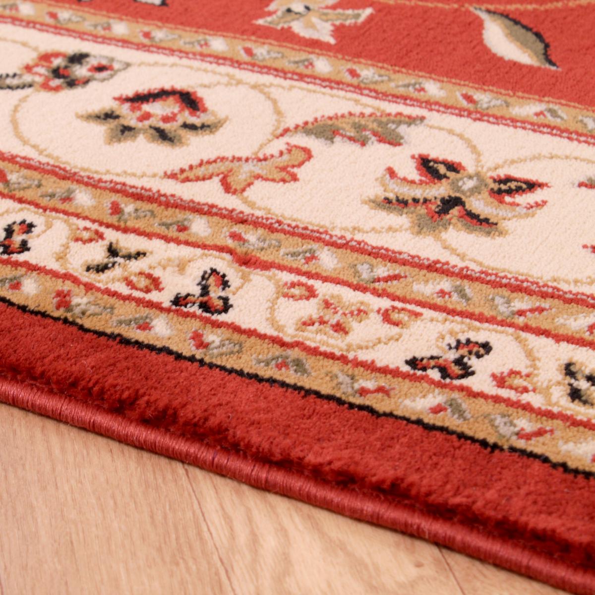 Sherborne Traditional Bordered Rugs in Terracotta Orange200x290cm – image 3