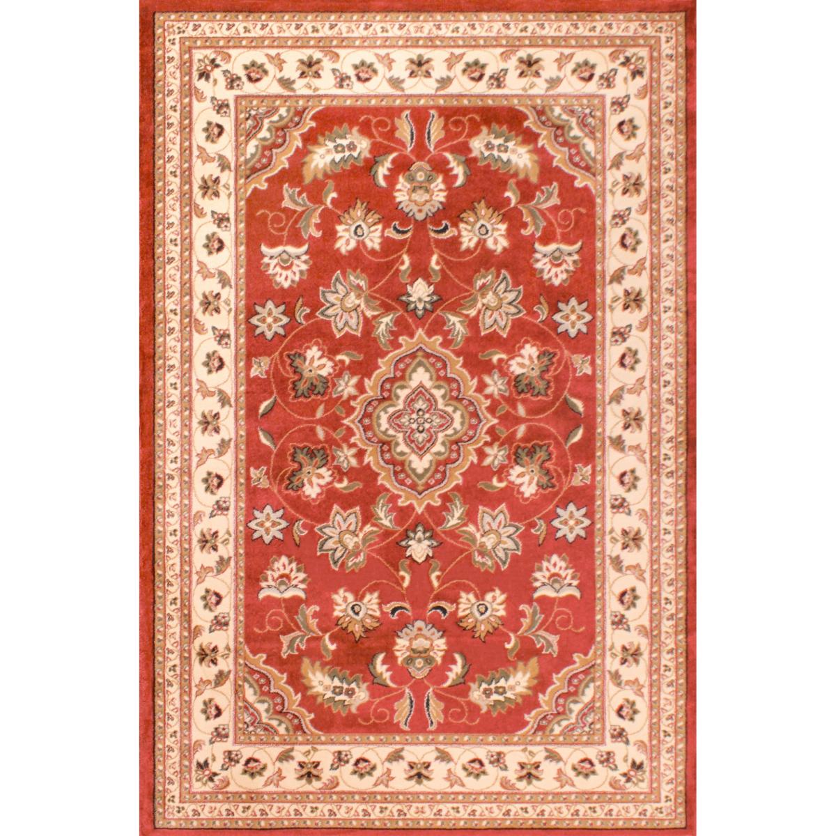 Sherborne Traditional Bordered Rugs in Terracotta Orange200x290cm – image 5