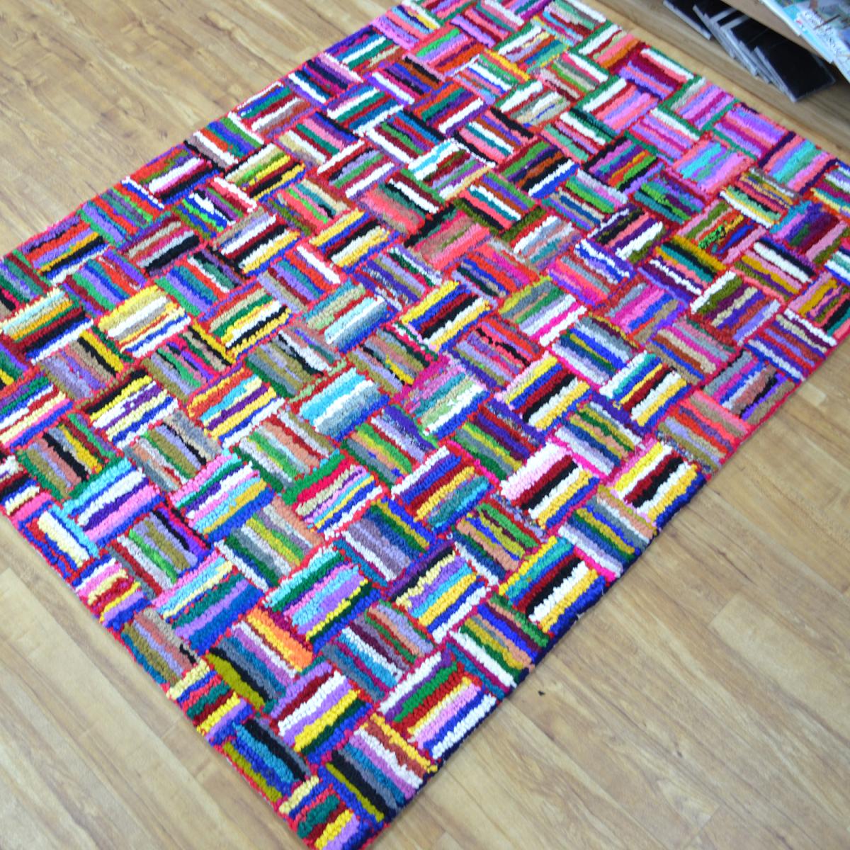Cotton Chindi Sunshine Multicoloured Rugs 04 120x170cm – image 4