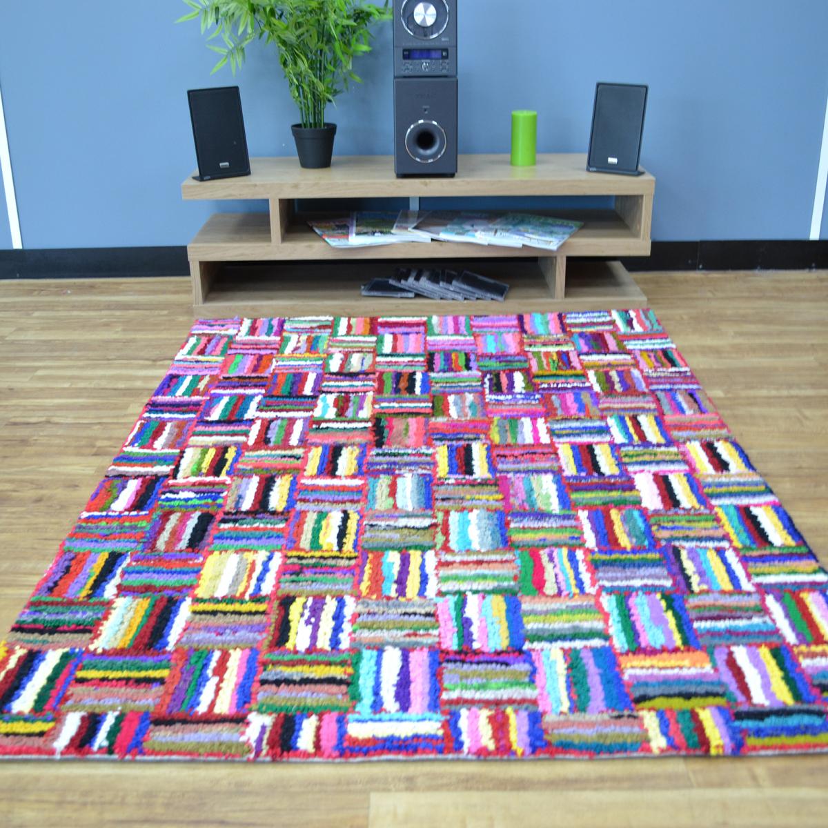Cotton Chindi Sunshine Multicoloured Rugs 04 120x170cm – image 5