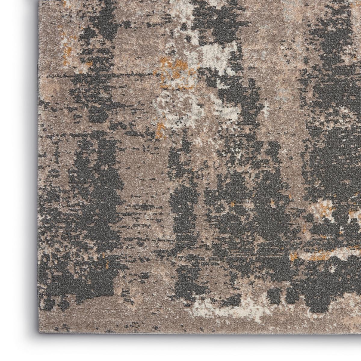 Tangra TNR05 Runner Rug by Nourison in Cream Grey67x232cm – image 2