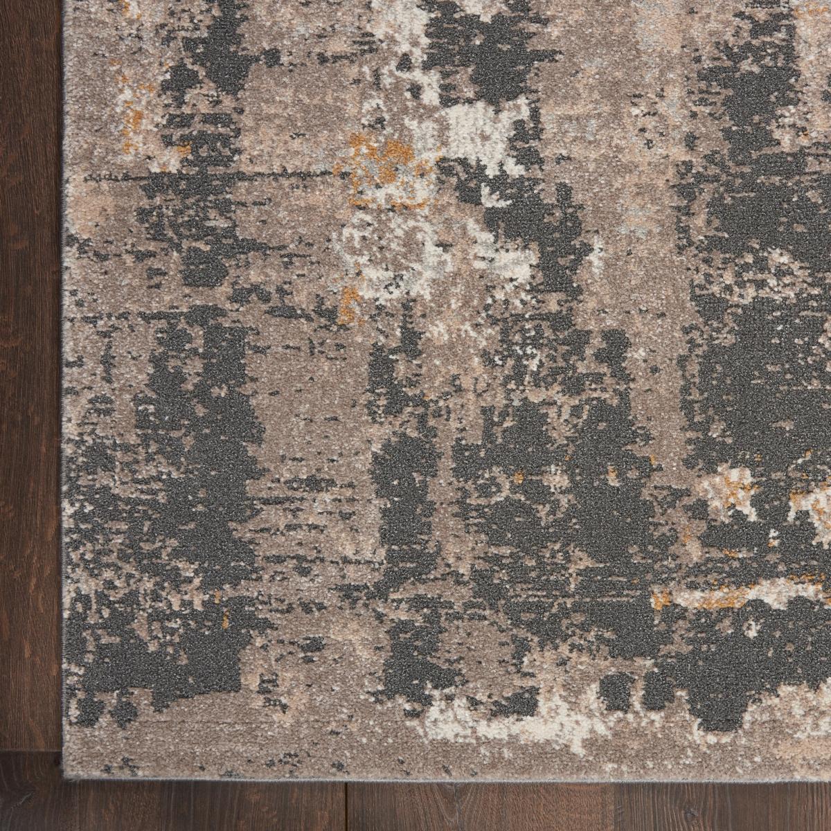 Tangra TNR05 Runner Rug by Nourison in Cream Grey67x232cm – image 5