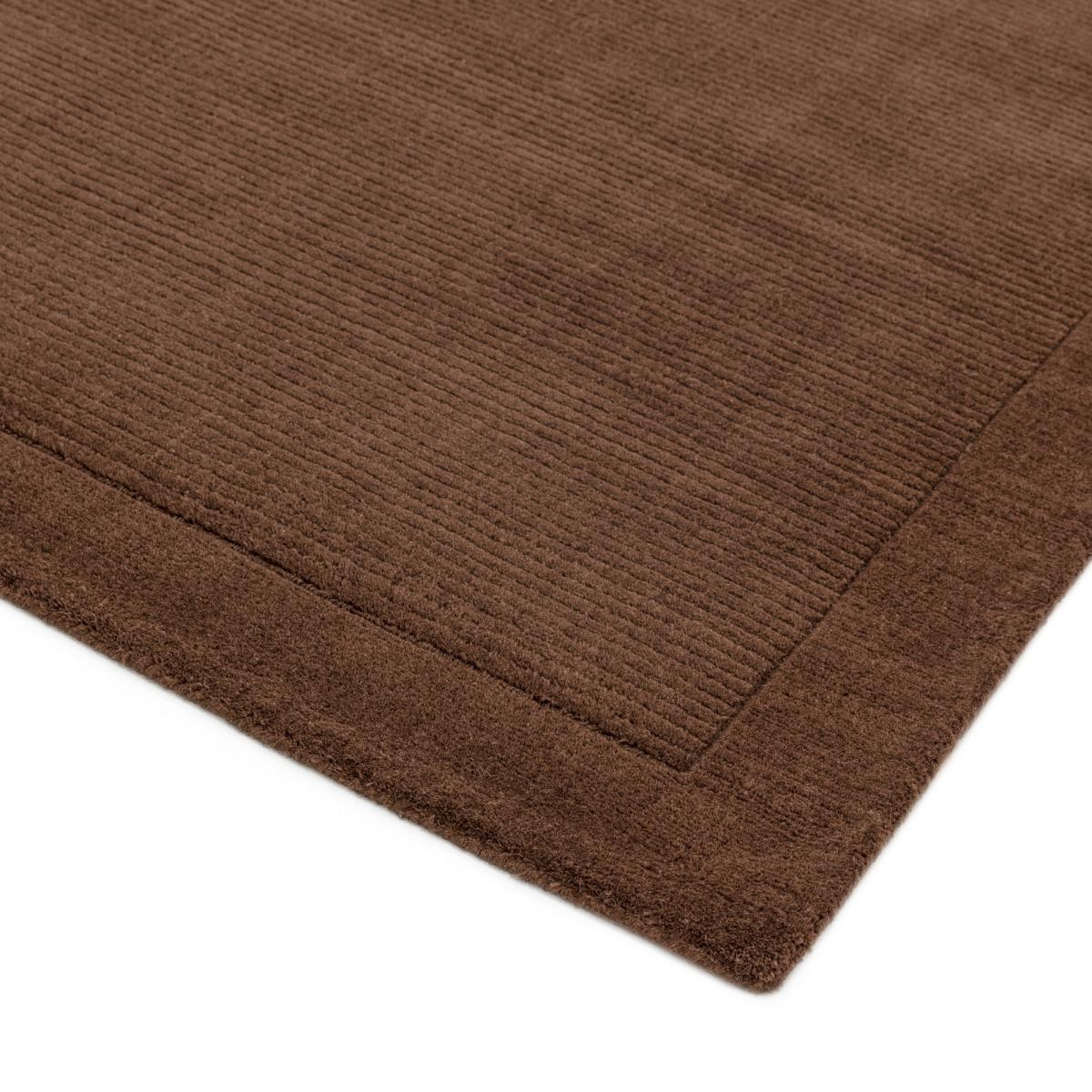 York Plain Wool Rugs in Chocolate Brown&nbsp;200x290cm – image 2
