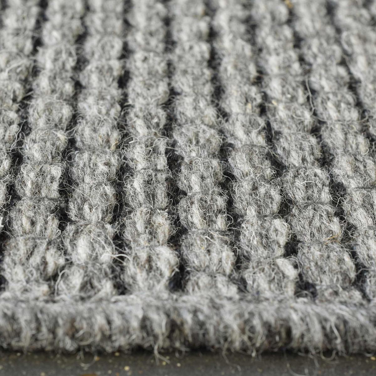High Line Flatweave Modern Wool Rugs 99215 3004 in Dark Grey 140x200cm – image 4